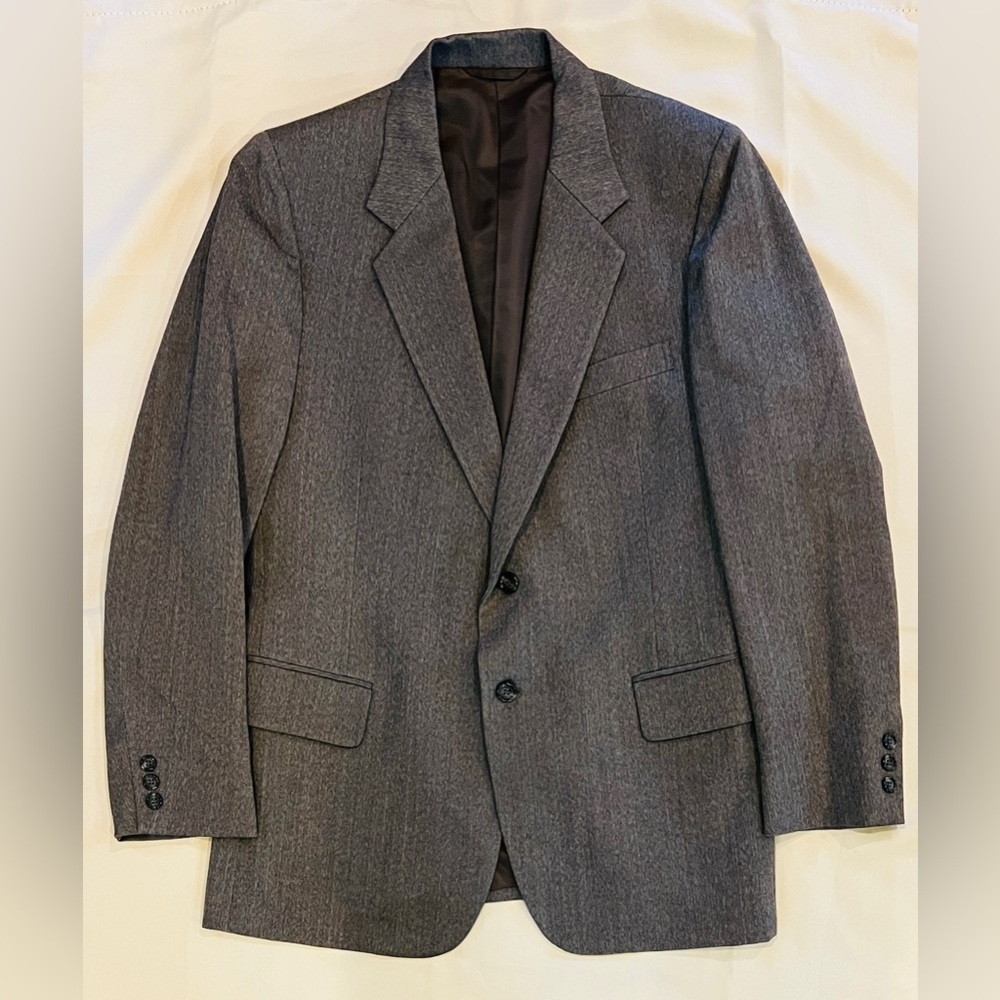 [SOLD] Limited Edition Osmun's Gray Herringbone Blazer Men's 38R